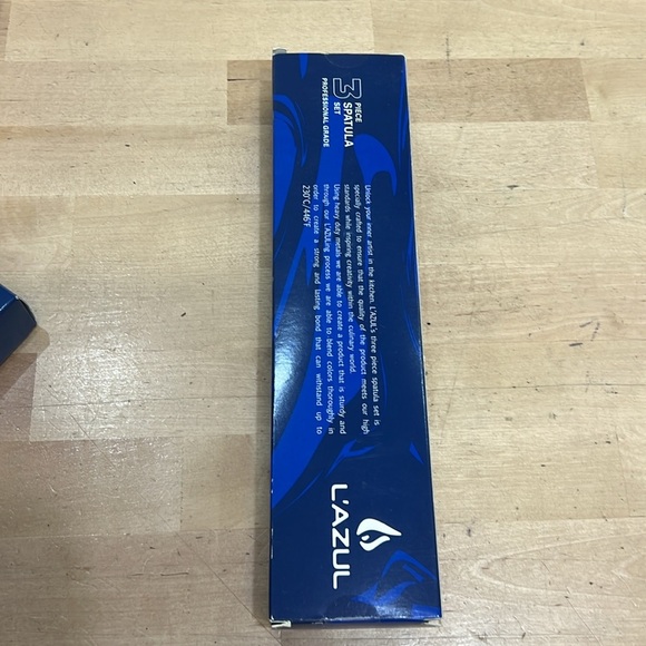 L’AZUL Pro Grade 3PC Silicone Spatula Set Pink Tie Die 3 Sizes High Heat Resist - Picture 6 of 6